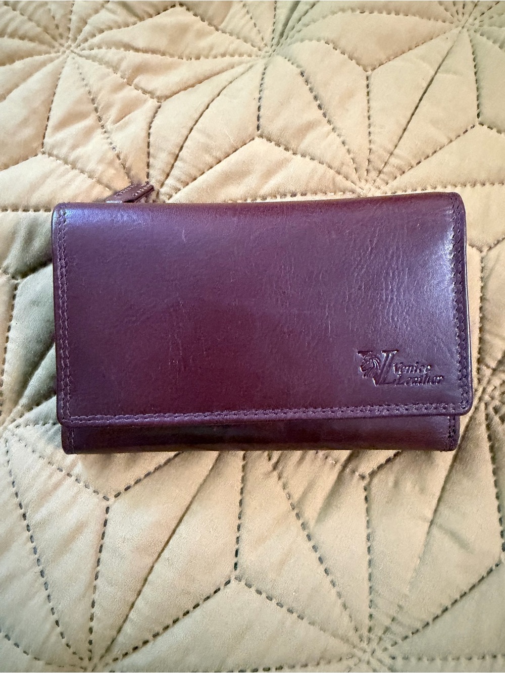 Venice Leather (Italian) Tri-Fold Wallet
